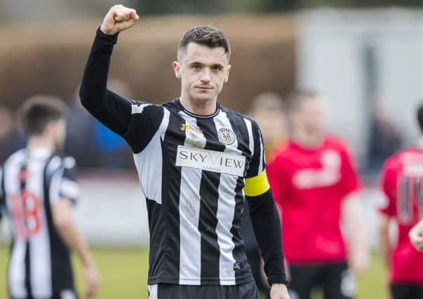 St Mirren captain Stephen McGinn has signed a new two-year deal. Picture: SNS Group