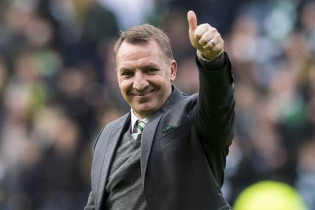 Brendan Rodgers is among the favourites to replace Arsene Wenger when he leaves Arsenal. Picture: SNS.