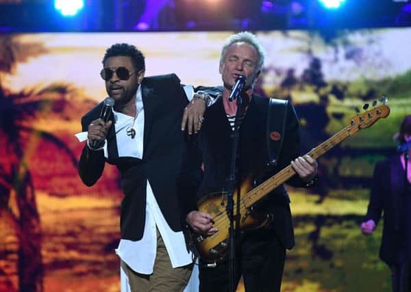 Shaggy and Sting performed for the 92-year-old Queen but she may take up the latter on his idea to put him in the Tower (Picture: AFP/Getty)