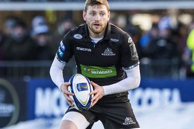 Finn Russell kicked a penalty for Glasgow Warriors. Picture: Gary Hutchison/SNS