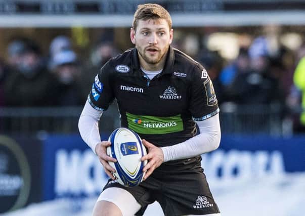 Finn Russell kicked a penalty for Glasgow Warriors. Picture: Gary Hutchison/SNS