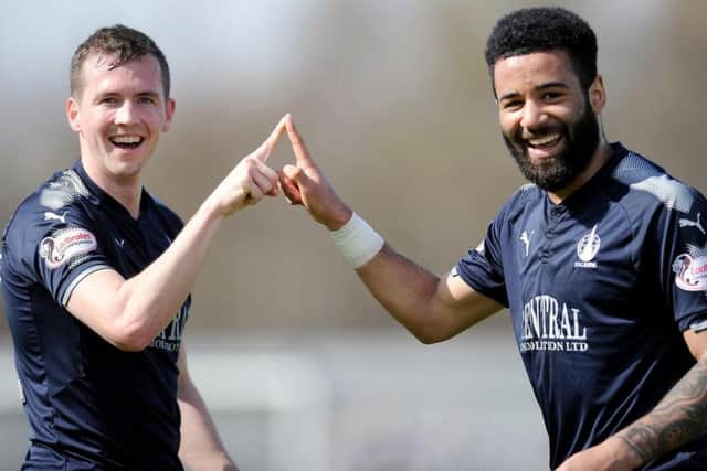 Louis Longridge and Alex Jakubiak were both on target. Picture: Michael Gillen