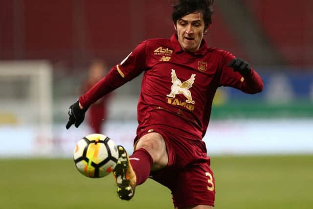 Sardar Azmoun in action for Rubin Kazan against SKA Khabarovsk in De4cember last year. Picture: Getty Images