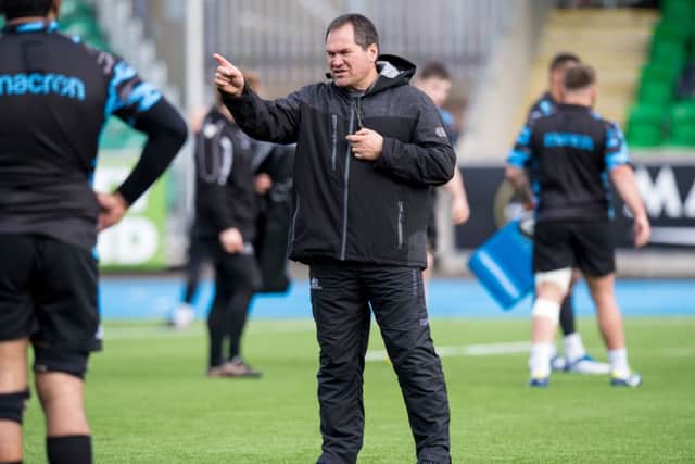 Dave Rennie is anxious for Glasgow to build momentum ahead of the play-offs. Picture: SNS/SRU