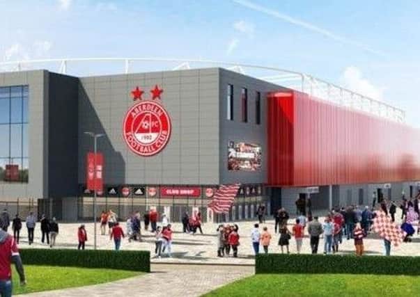 The new stadium for Aberdeen Football Club at Kingsford on the outskirts of the city has been finally approved. PIC: Contributed.