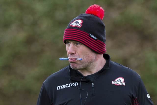 Edinburgh head coach Richard Cockerill during a training session at Murrayfield. Picture: Paul Devlin/SNS/SRU
