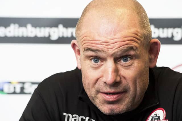 Edinburgh head coach Richard Cockerill. Picture: Paul Devlin/SNS/SRU