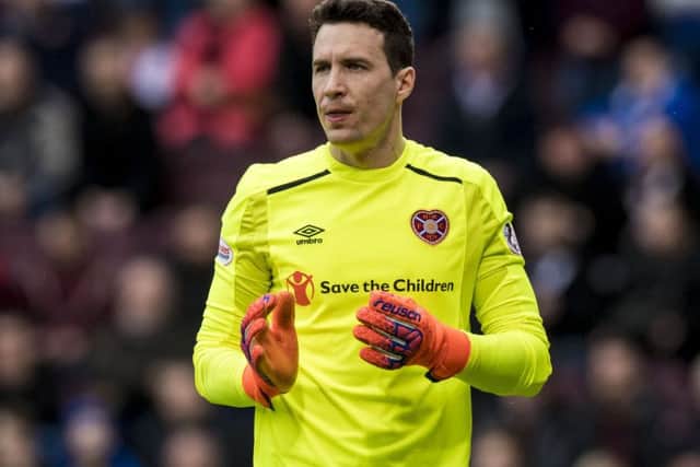 Jon McLaughlin has impressed for Hearts this season. Picture: SNS