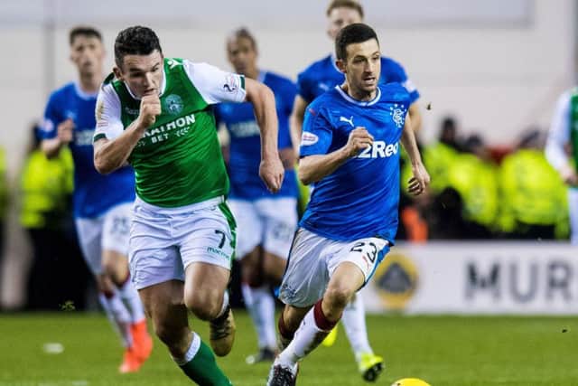 Hibs and Rangers will meet on the final day of the season at Easter Road. Pic: SNS