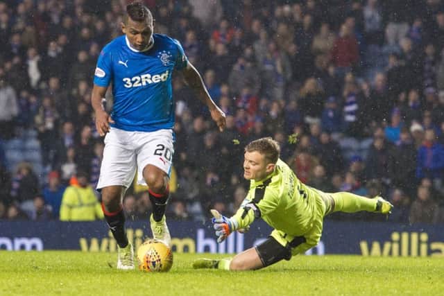 Rangers striker Alfredo Morelos has netted 18 goals in all competitions. Picture: SNS