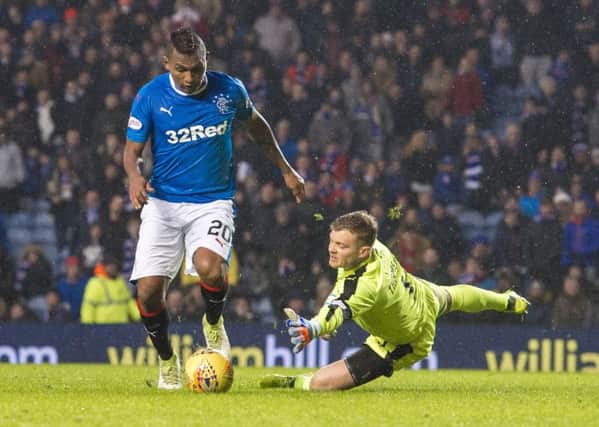 Rangers striker Alfredo Morelos has netted 18 goals in all competitions. Picture: SNS
