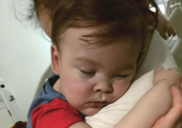 A lawyer representing Alfie's mum Kate said the 23-month-old is "struggling". Picture: Alfies Army Official/PA Wire