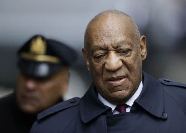 Bill Cosby arriving for his sexual assault trial. Picture: AP Photo/Matt Slocum