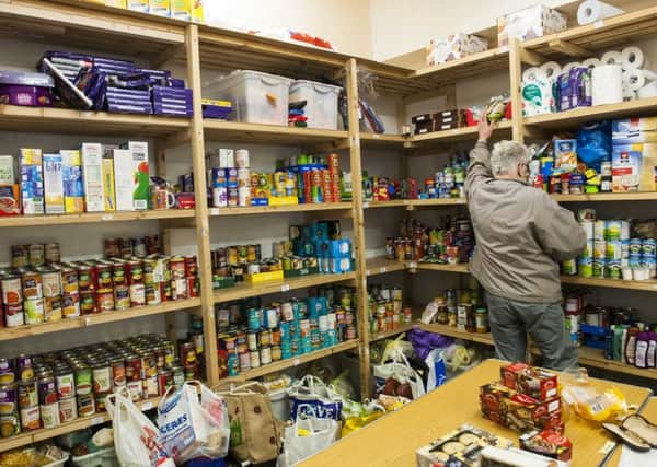 Some Scots have been forced to rely on food banks (Picture: Sarah Peters)