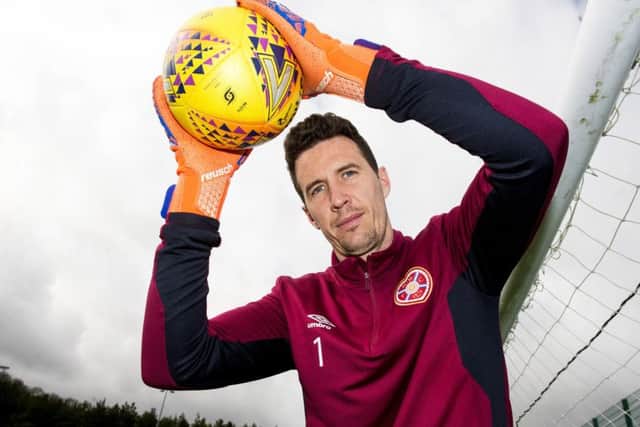 Jon McLaughlin has enjoyed a successful season at Hearts after recovering from an arm injury. Picture: SNS.