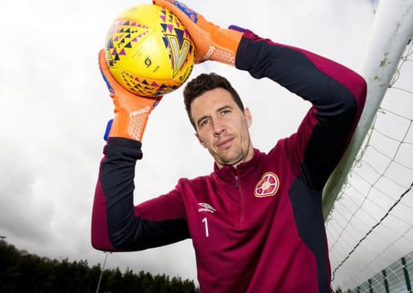 Jon McLaughlin has enjoyed a successful season at Hearts after recovering from an arm injury. Picture: SNS.