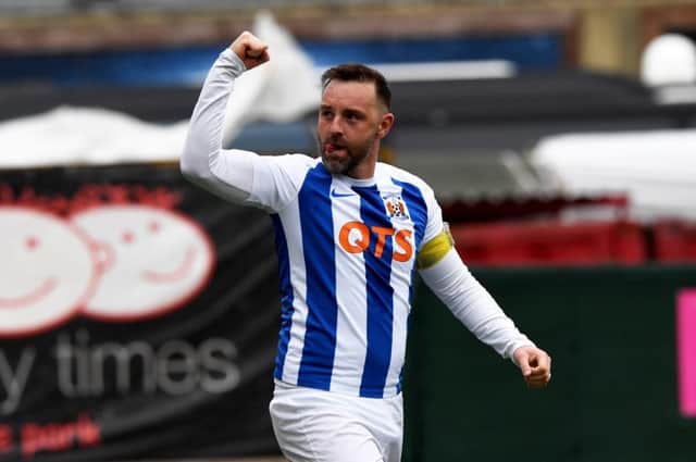 Kris Boyd is the leading goalscorer in the Ladbrokes Premiership this term. Picture: SNS