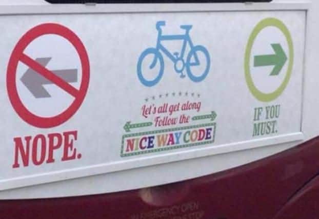 The Nice Way Code's adverts provoked controversy in 2015. Picture: Andrew Burns