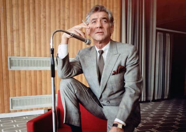 American composer, conductor and pianist Leonard Bernstein (1918 - 1990), photographed in London in 1970 PIC: Fox Photos/Hulton Archive/Getty Images