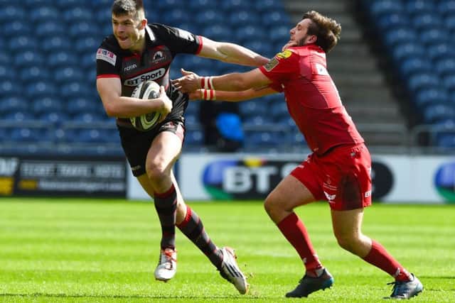 Blair Kinghorn is an exciting runner who brings a sense of adventure to Edinburgh's play. Picture: SNS
