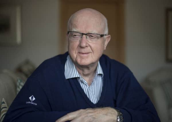 Commentary legend Archie Macpherson at his home in Bothwell in Lanarkshire. Picture: John Devlin
