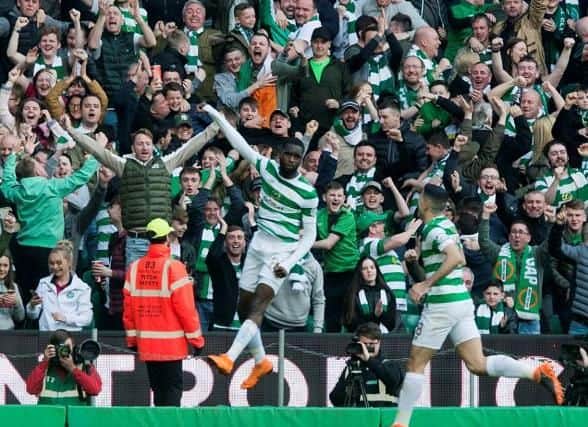 Celebrations as Celtic take the lead