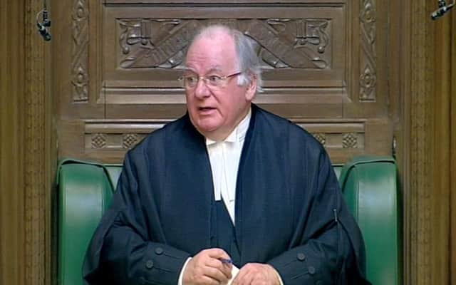 Lord Martin pictured in the House of Commons in 2008. Picture: PA