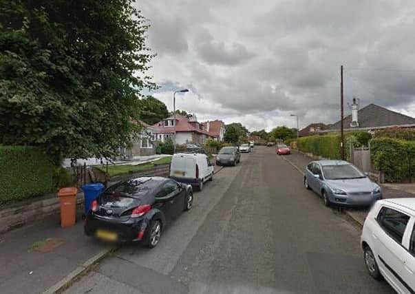 The items were discovered by police officers at a house on Henderland Road in Bearsden. Picture: Google