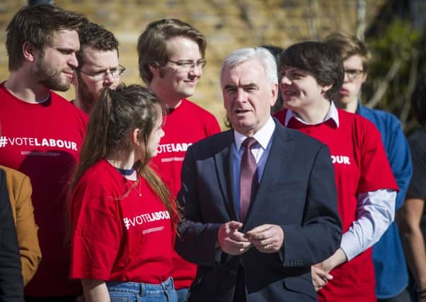 Shadow chancellor John McDonnell dismissed reports in a Sunday newspaper that 6,500 Russian accounts tweeted support for Labour during the election as ludicrous. Picture: Jack Taylor/Getty Images