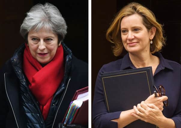 Theresa May has accepted the resignation of Amber Rudd as Home Secretary, Downing Street has said. Picture: PA