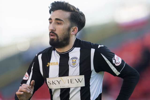 Stelios Demetriou is among eight players departing St Mirren. Picture: SNS Group