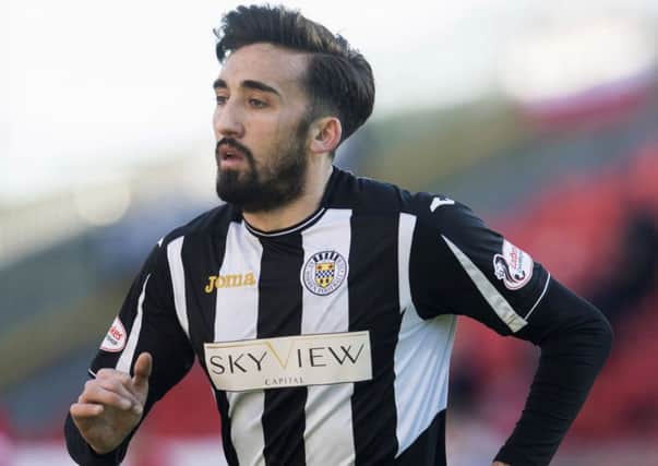 Stelios Demetriou is among eight players departing St Mirren. Picture: SNS Group