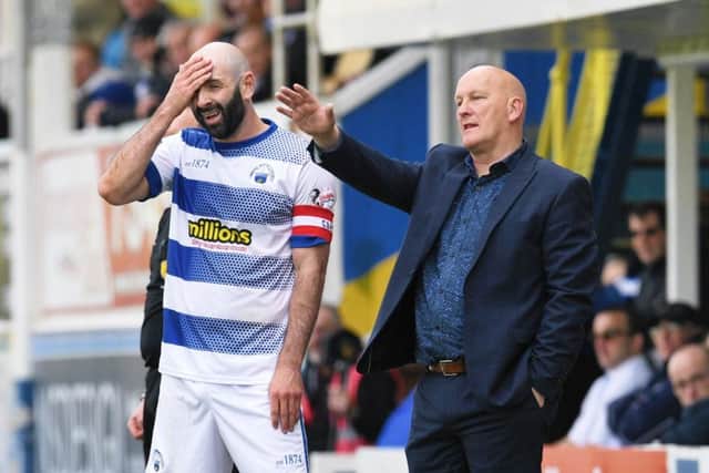 Jim Duffy, right, was handed his jotters by the Championship side. Picture: SNS