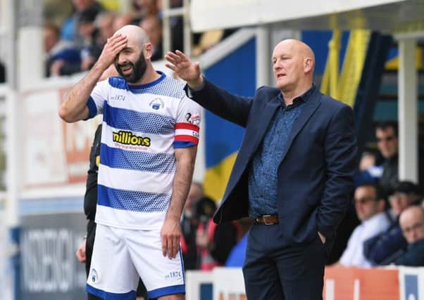 Jim Duffy, right, was handed his jotters by the Championship side. Picture: SNS