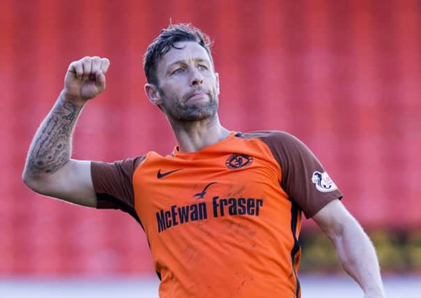 Scott McDonald is back in his favoured striking role for Dundee United. Picture: SNS.