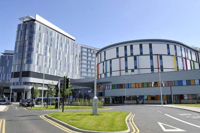 The elderly patient was eventually driven to the Queen Elizabeth University Hospital in Glasgow. Picture: Johnston Press