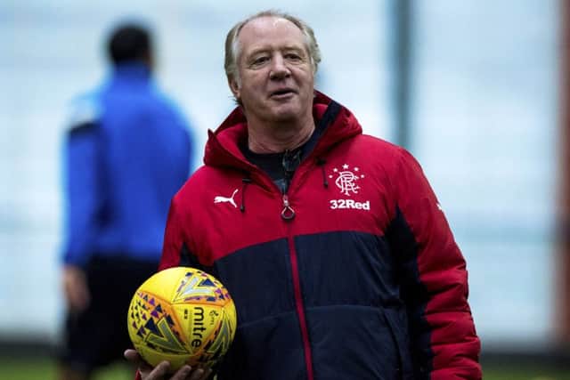 Jimmy Nicholl will take charge of Rangers for their final three games of the season. Picture: Alan Harvey/SNS