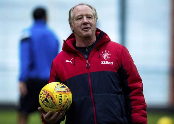 Jimmy Nicholl will take charge of Rangers for their final three games of the season. Picture: Alan Harvey/SNS
