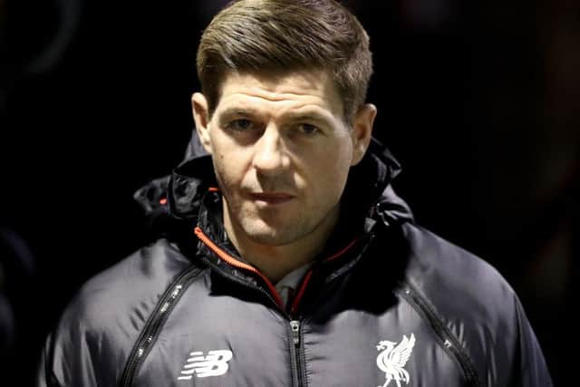 Liverpool legend Steven Gerrard is the front-runner for the Rangers job. Picture: PA