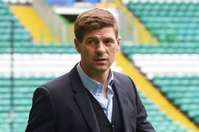 Steven Gerrard confirmed he has had positive talks with Rangers. Picture: Craig Williamson/SNS
