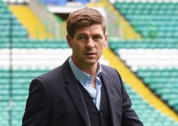 Steven Gerrard confirmed he has had positive talks with Rangers. Picture: Craig Williamson/SNS