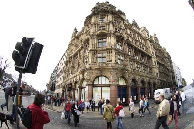 An exterior shot of Jenners department store on Princes Street in Edinburgh. House of Fraser, which owns Jenners, is set to announce store closures across the UK.
Picture: David Moir