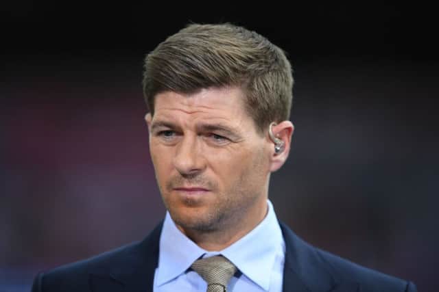 Steven Gerrard has admitted he is interested in becoming Rangers manager. Picture: Getty