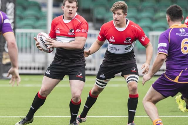 Glasgow Hawks, in action against Marr in the BT Premiership this season, have missed out on a place in the Super 6. Picture: SNS/SRU