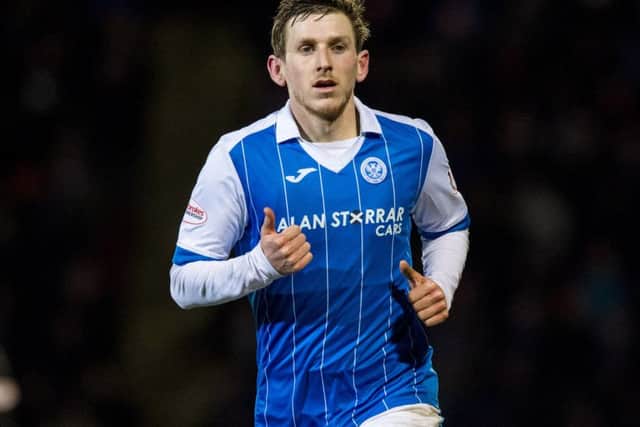 Blair Alston in action for St Johnstone. Picture: SNS Group