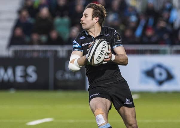 Ruaridh Jackson in action for Glasgow Warriors. Picture: SNS Group