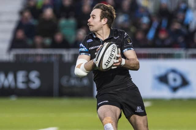 Ruaridh Jackson in action for Glasgow Warriors. Picture: SNS Group
