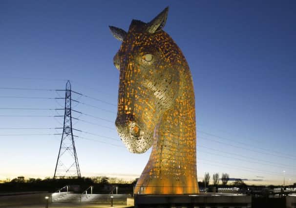 The Kelpies sculptures in Falkirk will be illuminated bright organge in support of the bladder cancer campaign