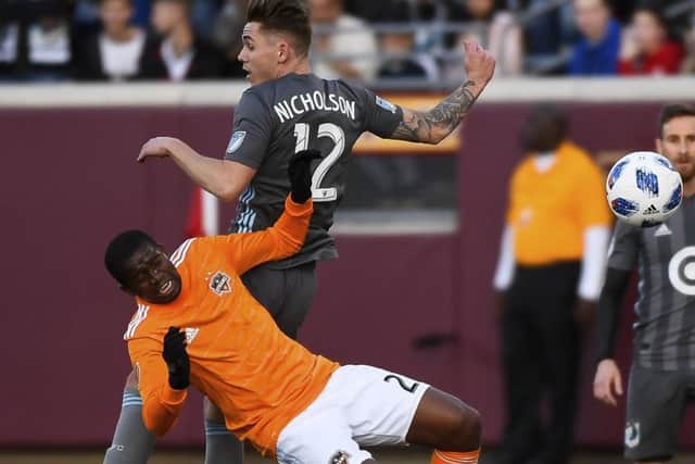 Sam Nicholson has featured in all of Minnesota United's matches this season