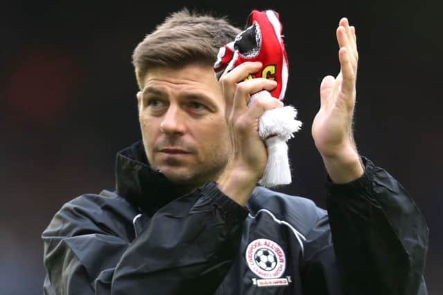 Steven Gerrard is the odds-on favourite to become the next manager of Rangers. Picture: PA